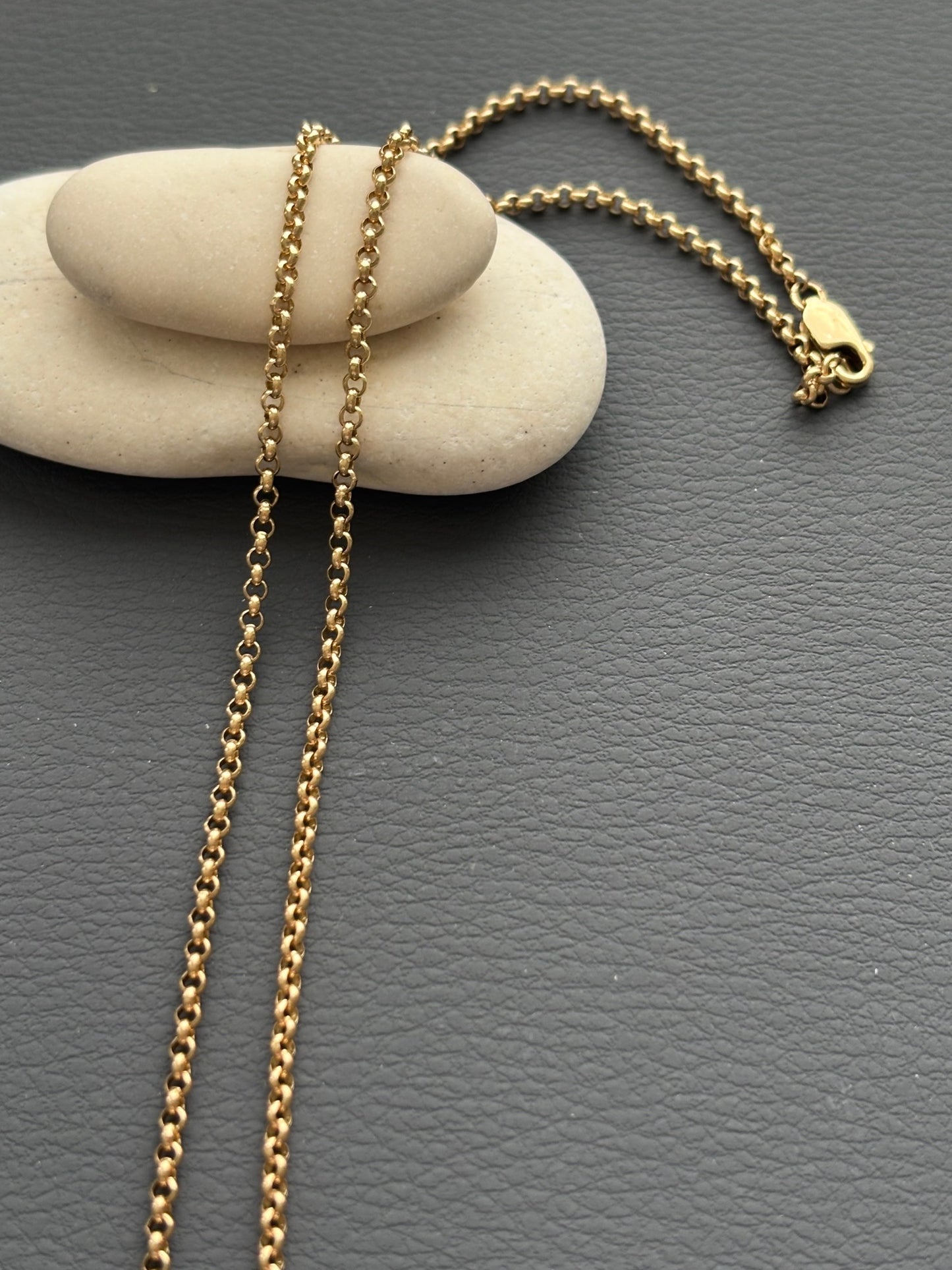 Vintage 9k Gold Rolo / Belcher Chain