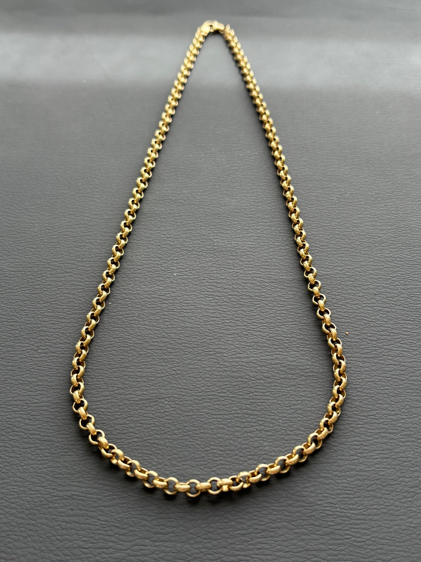 Vintage 9k Gold Chunky Rolo / Belcher Chain