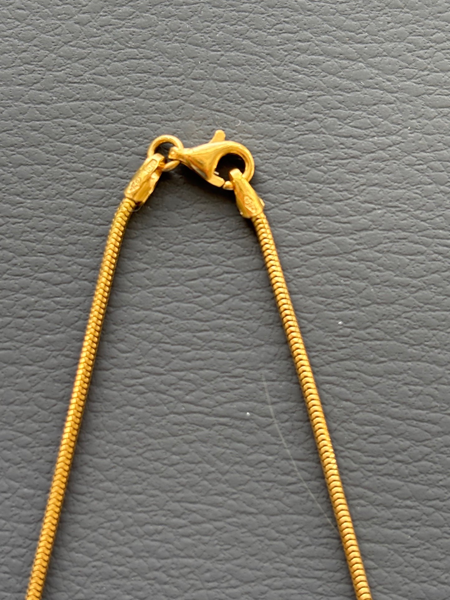 Vintage 18k Gold Snake Chain