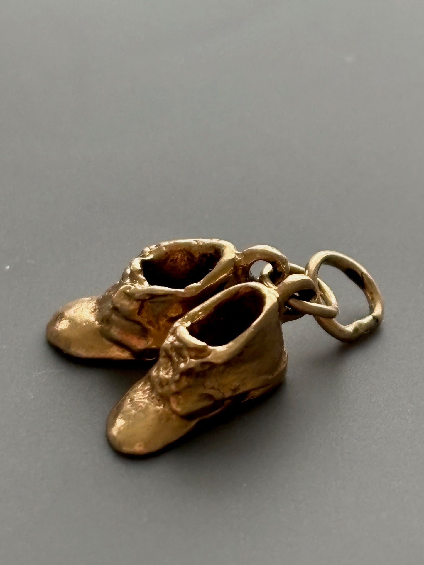 9k Gold Baby Shoes Charm Pendant