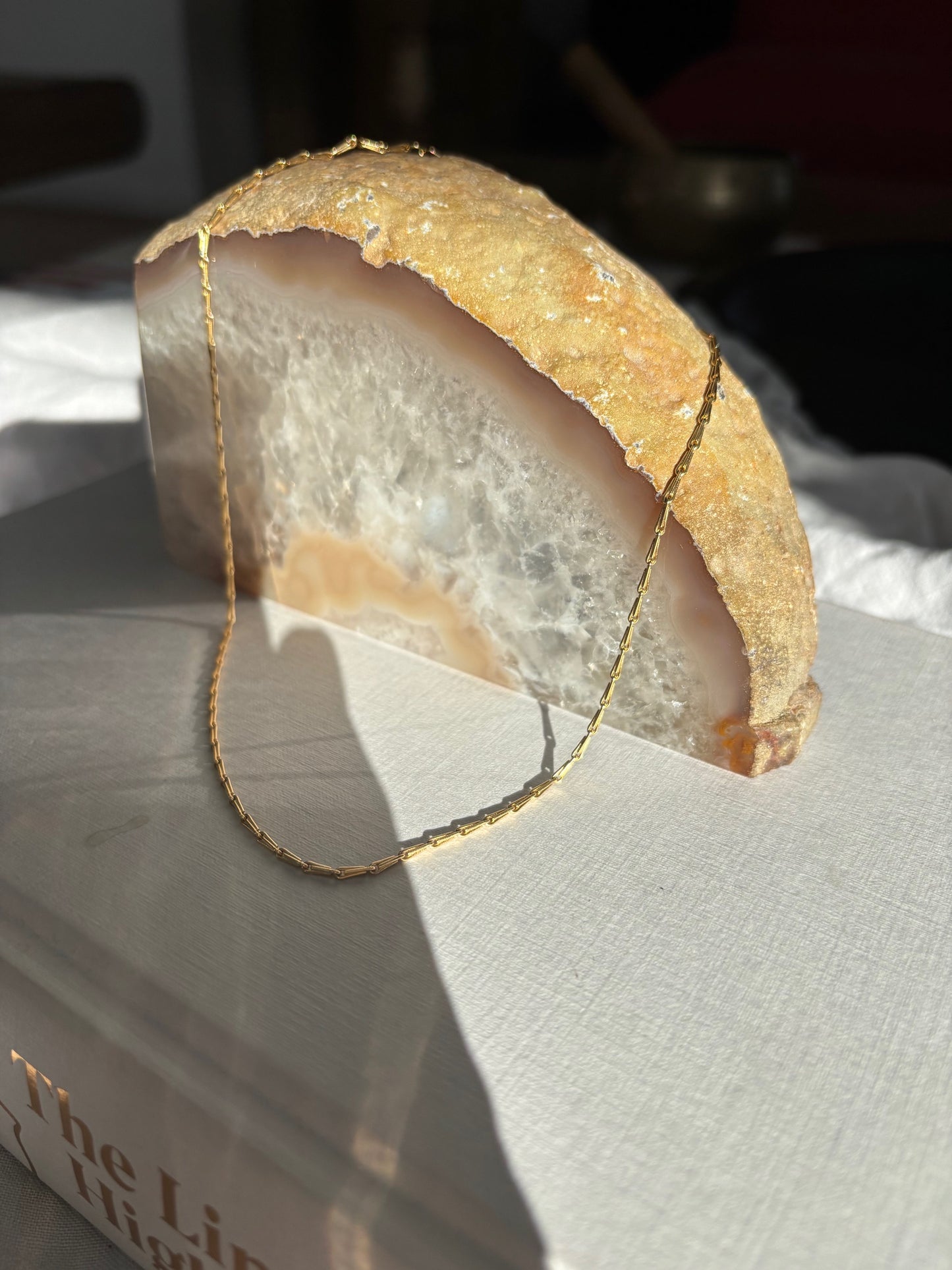 Stunning Vintage 18k Gold Unique Link Chain