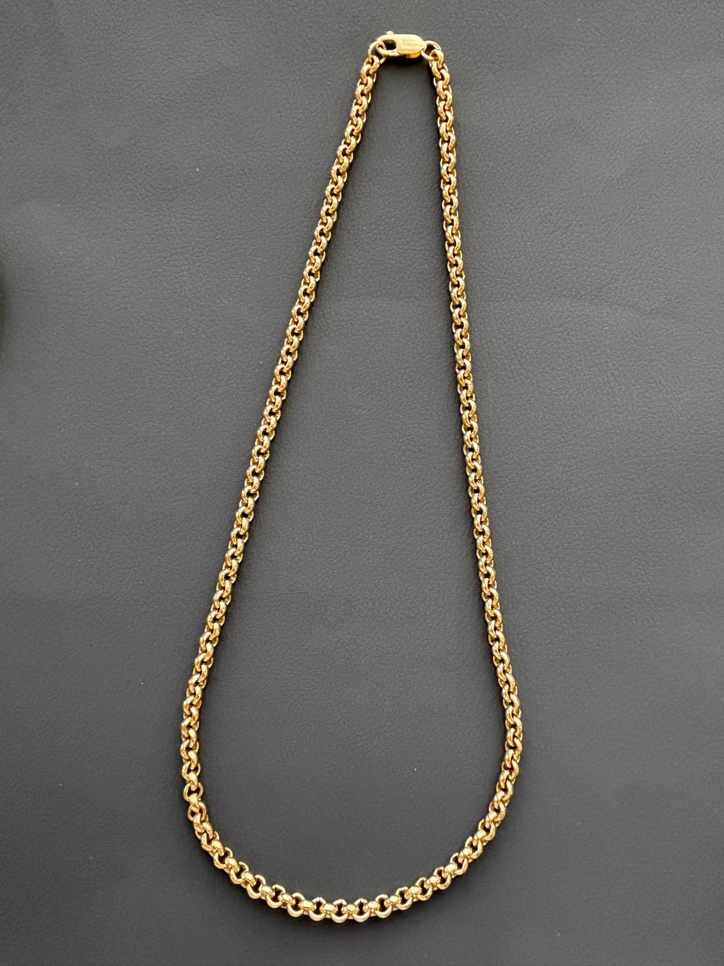Vintage 9k Gold Rolo / Belcher Chain