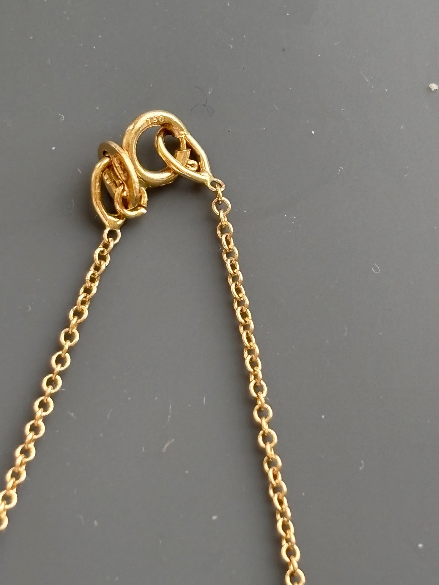 Vintage 18k Gold Fine Rolo / Belcher Chain