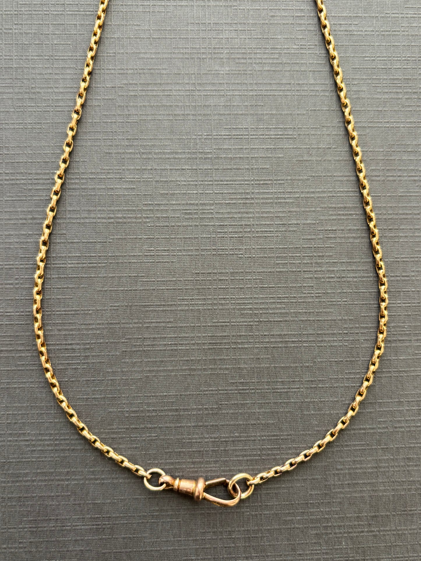Vintage 9k Gold Guard Chain Necklace