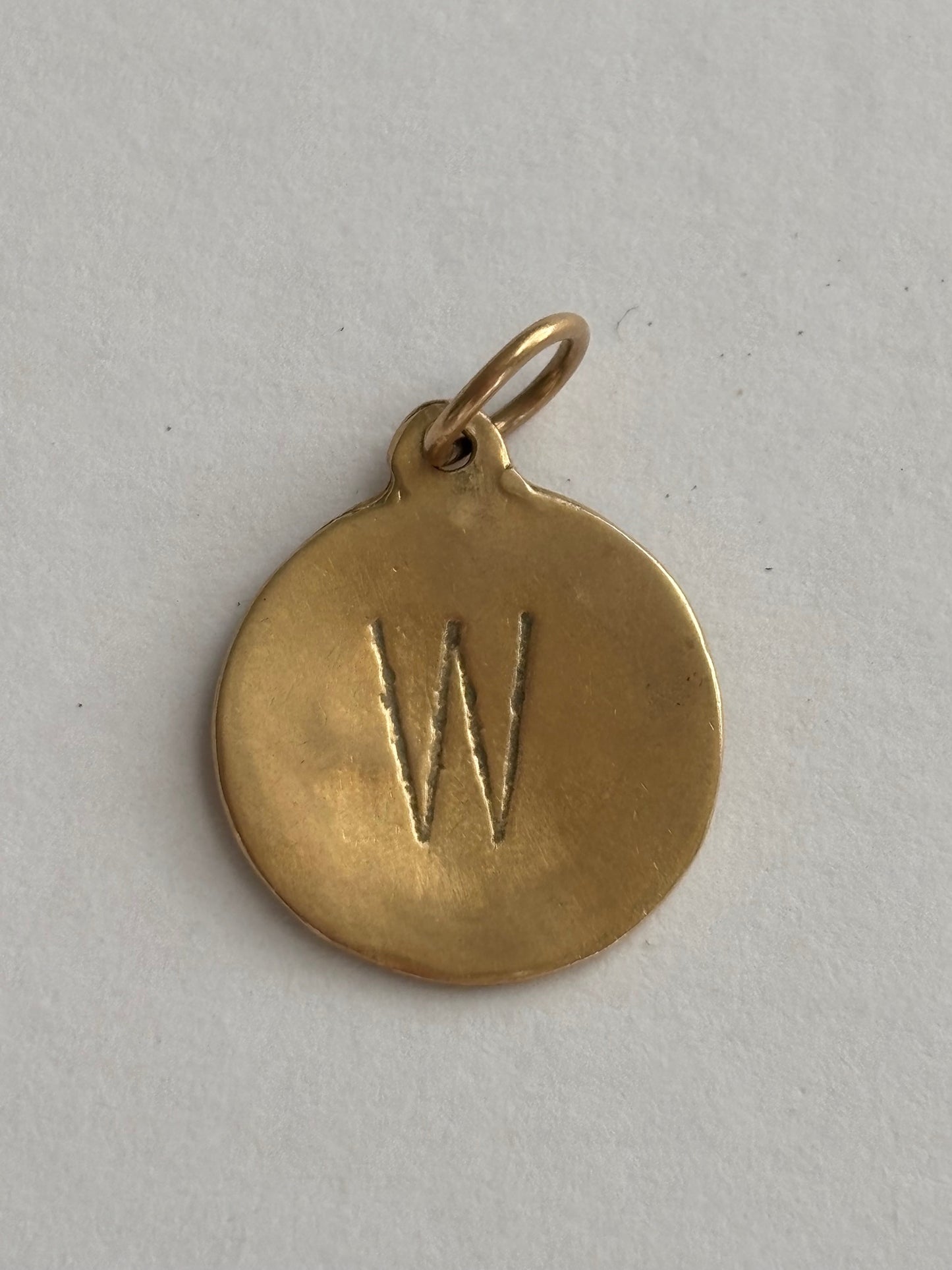 Helen Ficalora Letter W Charm in 14K