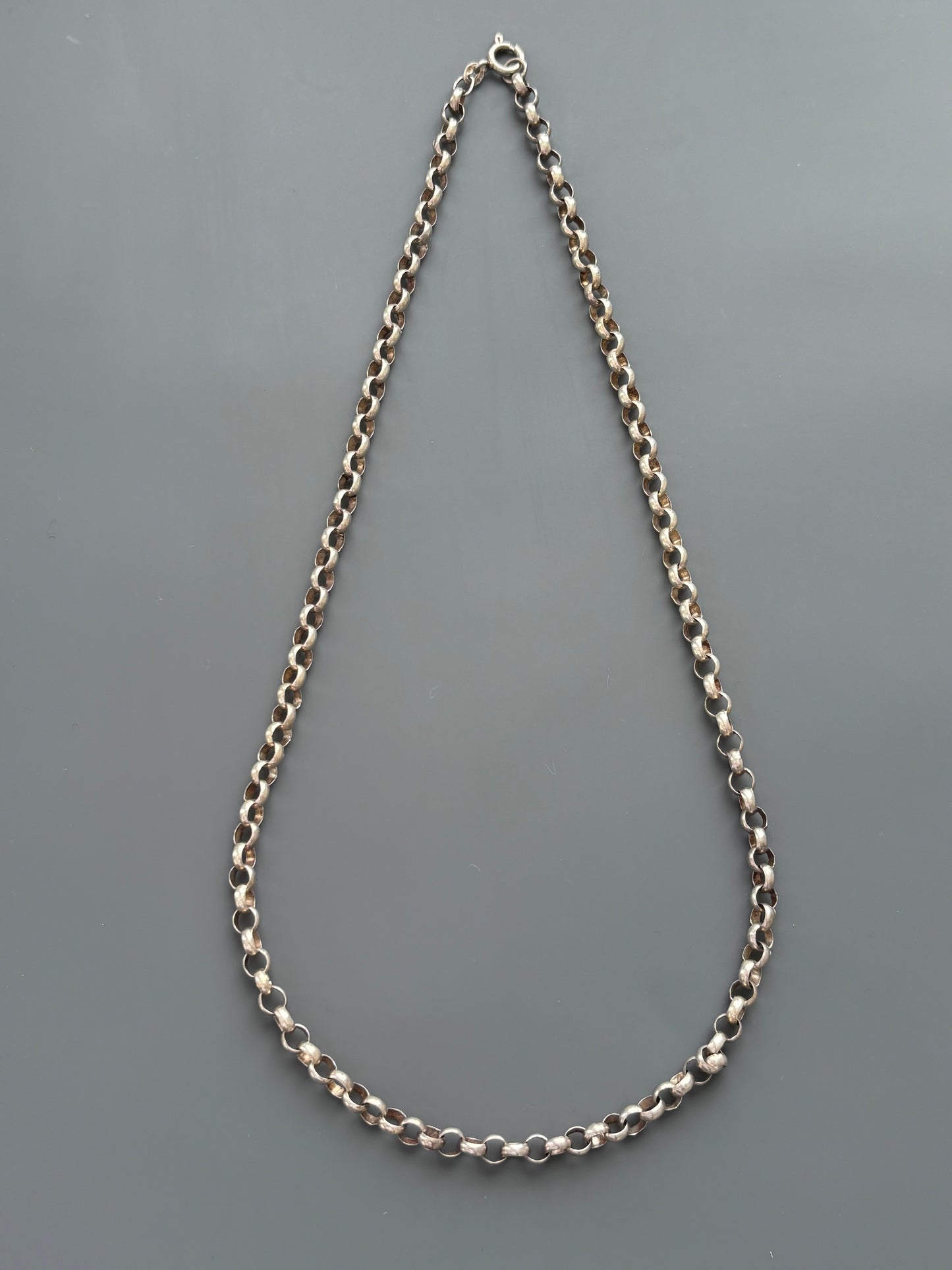 Gorgeous Sterling Silver Belcher Style Chain