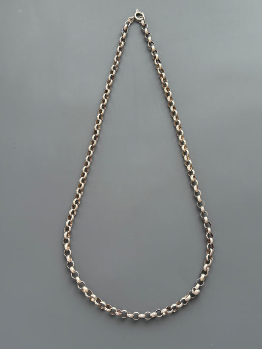 Gorgeous Sterling Silver Belcher Style Chain