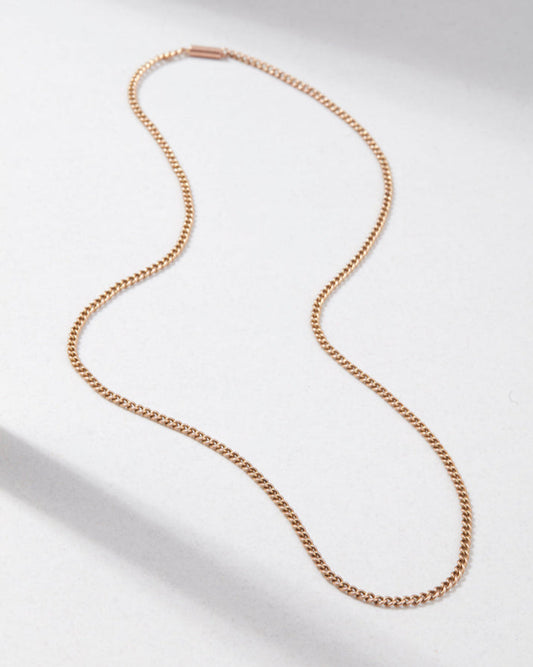 18k / 18ct Gold Vintage Curb Style Chain