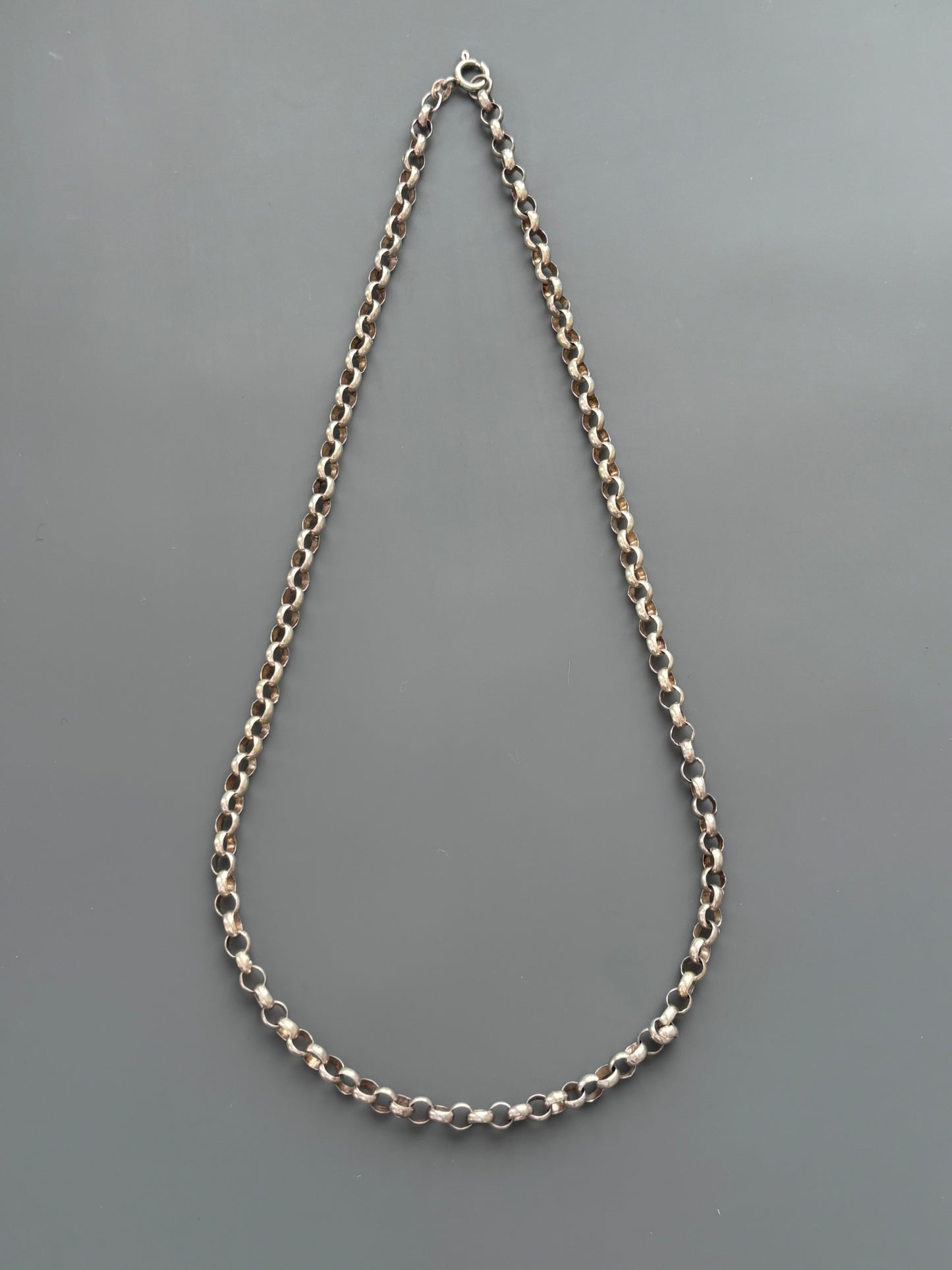 Gorgeous Sterling Silver Belcher Style Chain