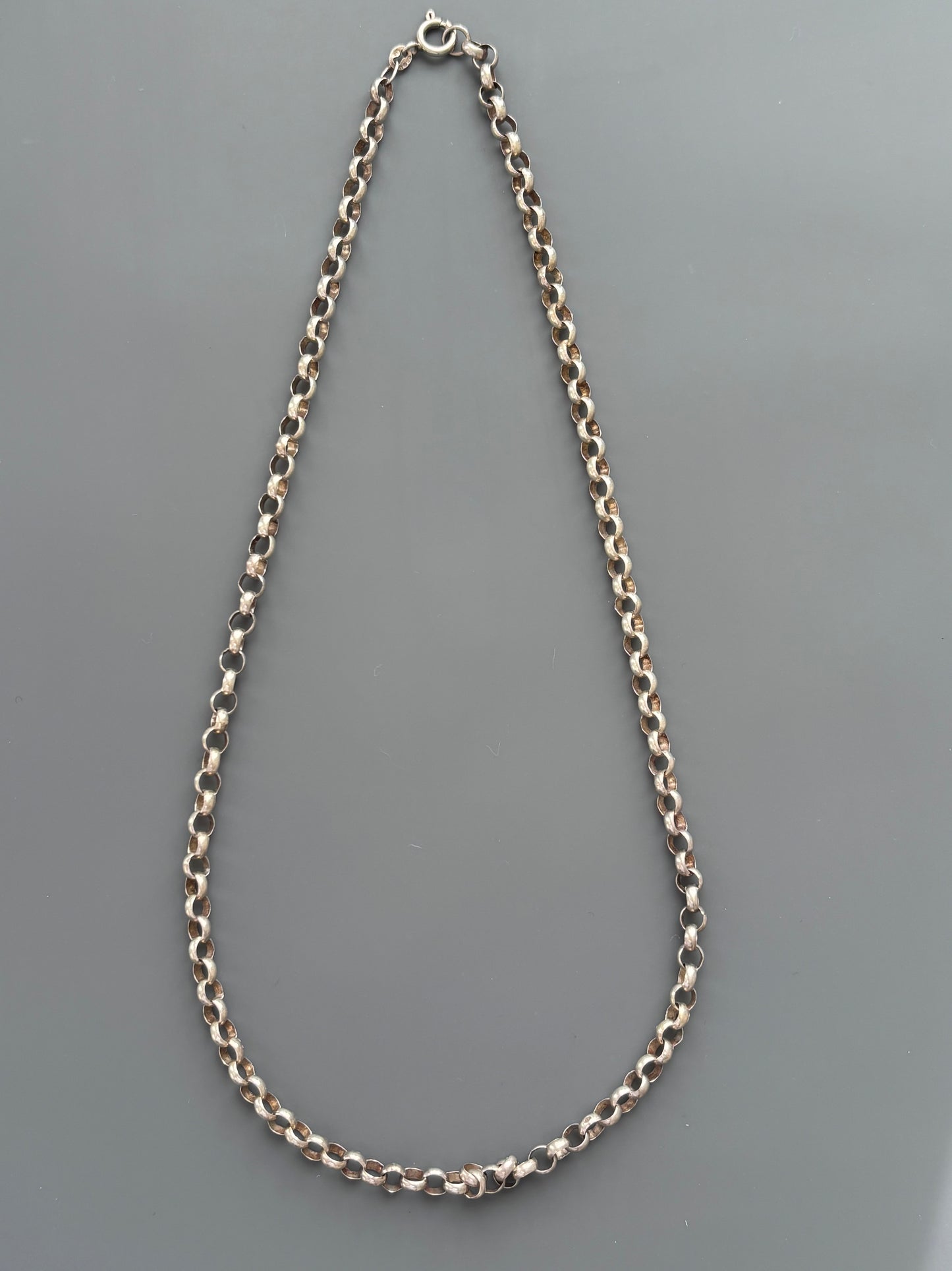 Gorgeous Sterling Silver Belcher Style Chain