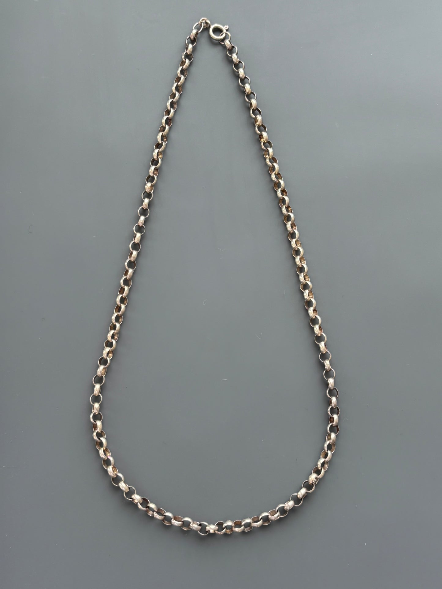 Gorgeous Sterling Silver Belcher Style Chain