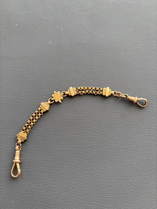 9k Gold Antique Necklace Extender