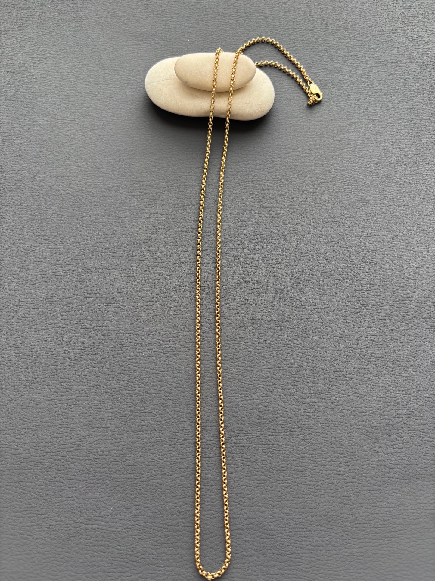 Vintage 9k Gold Rolo / Belcher Chain