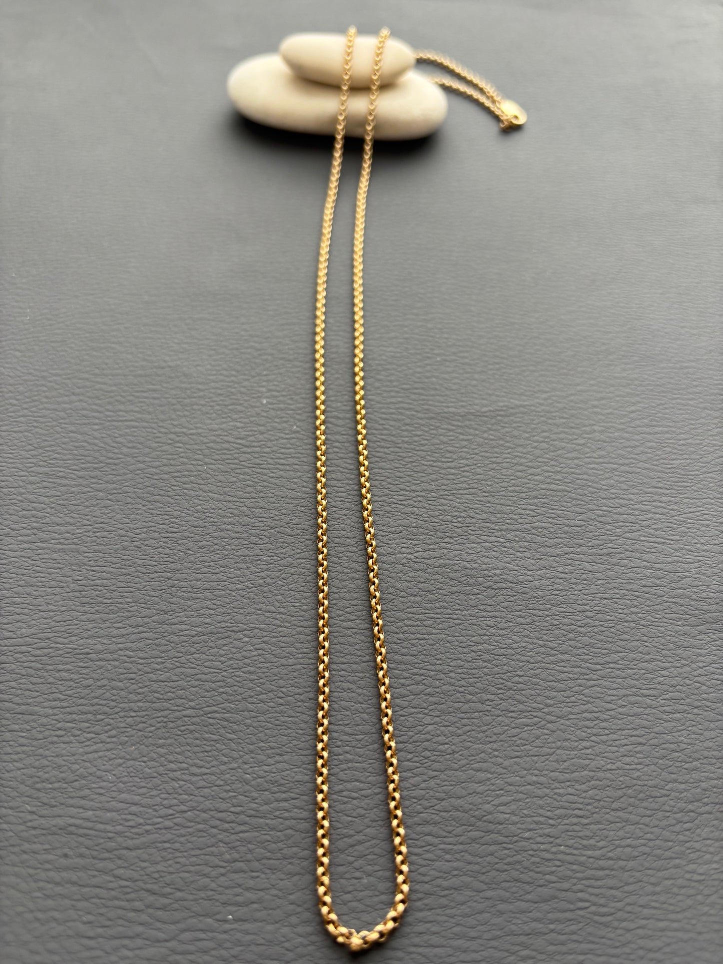 Vintage 9k Gold Rolo / Belcher Chain