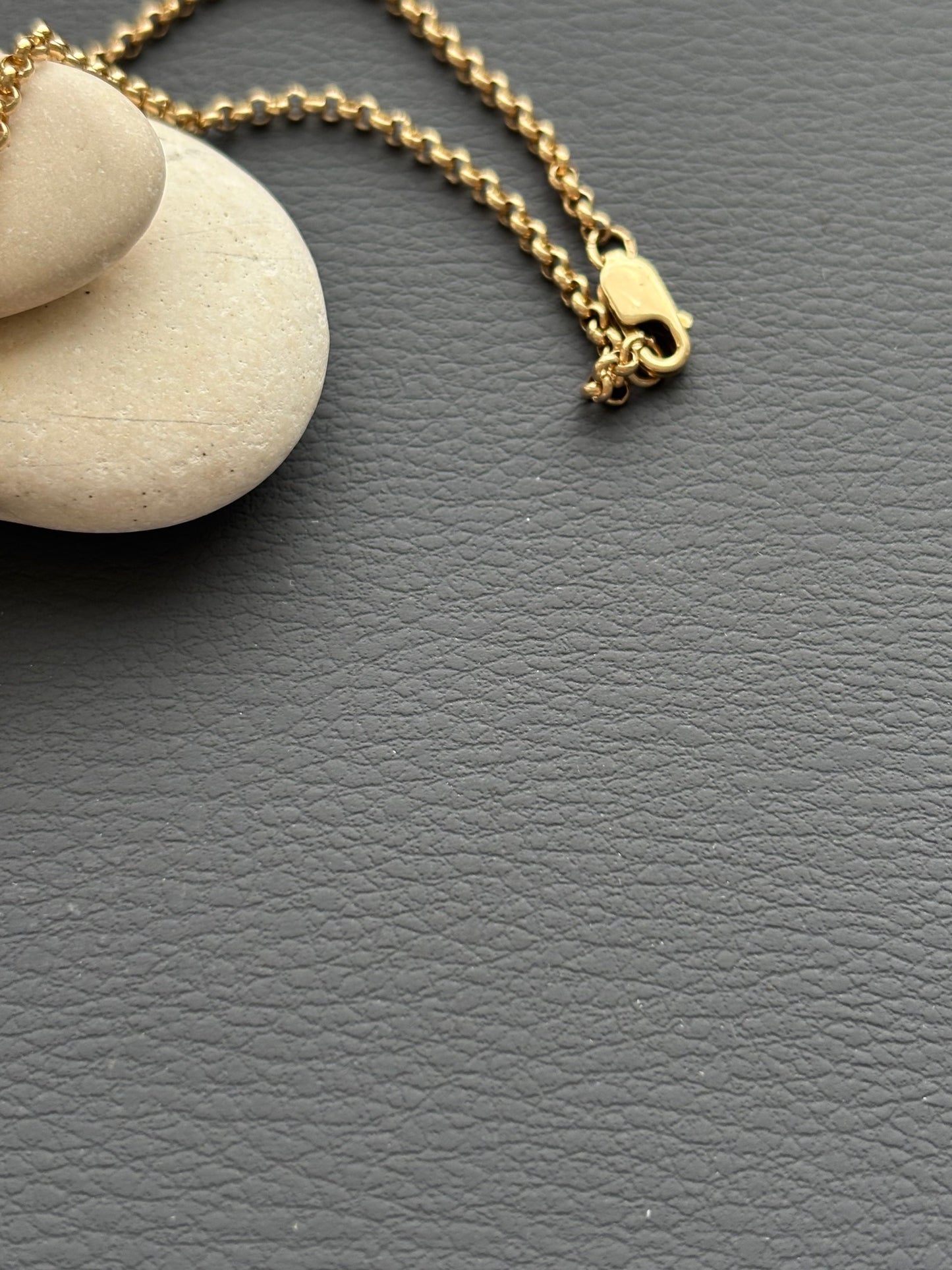Vintage 9k Gold Rolo / Belcher Chain
