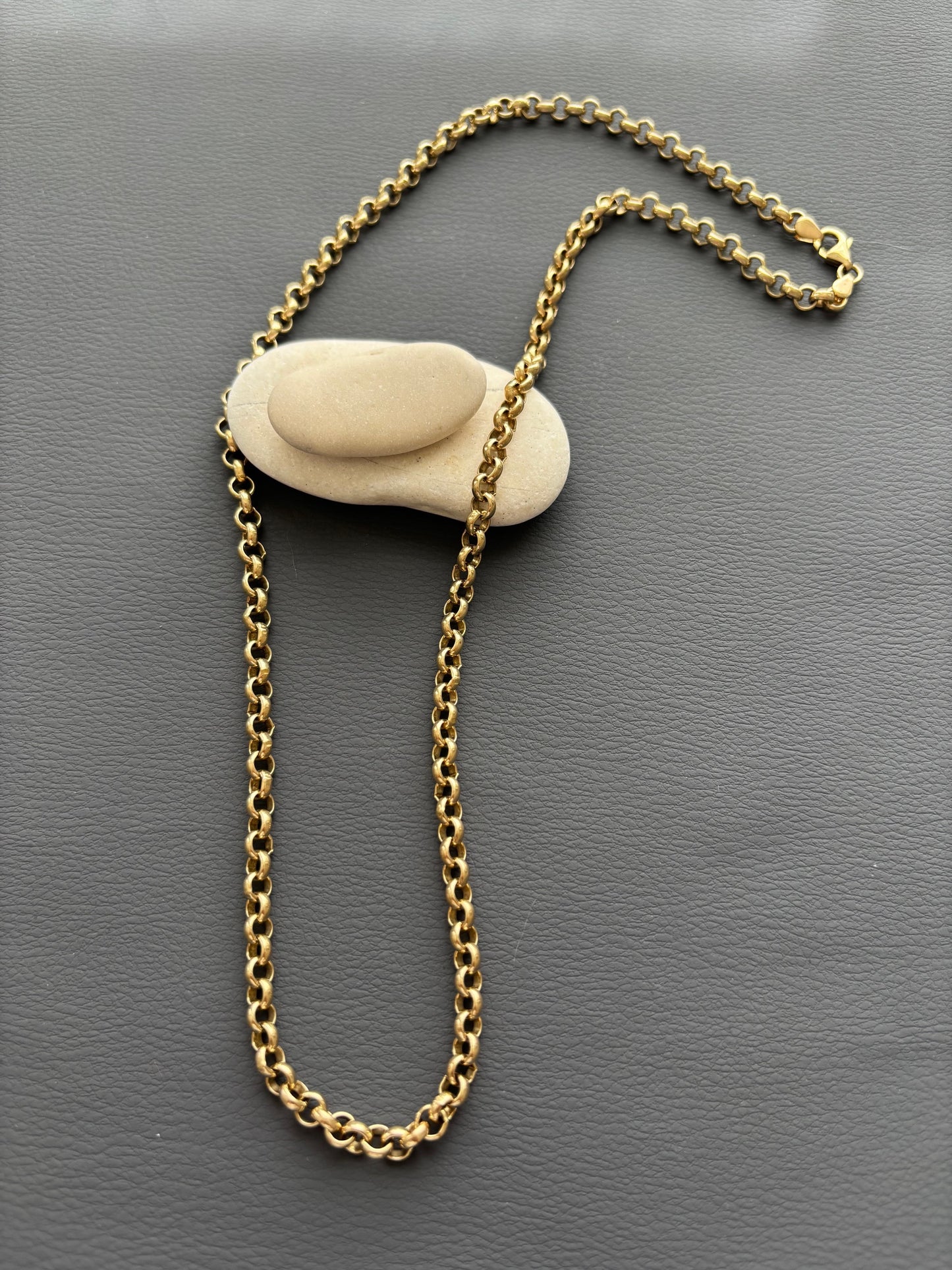 Vintage 9k Gold Chunky Rolo / Belcher Chain