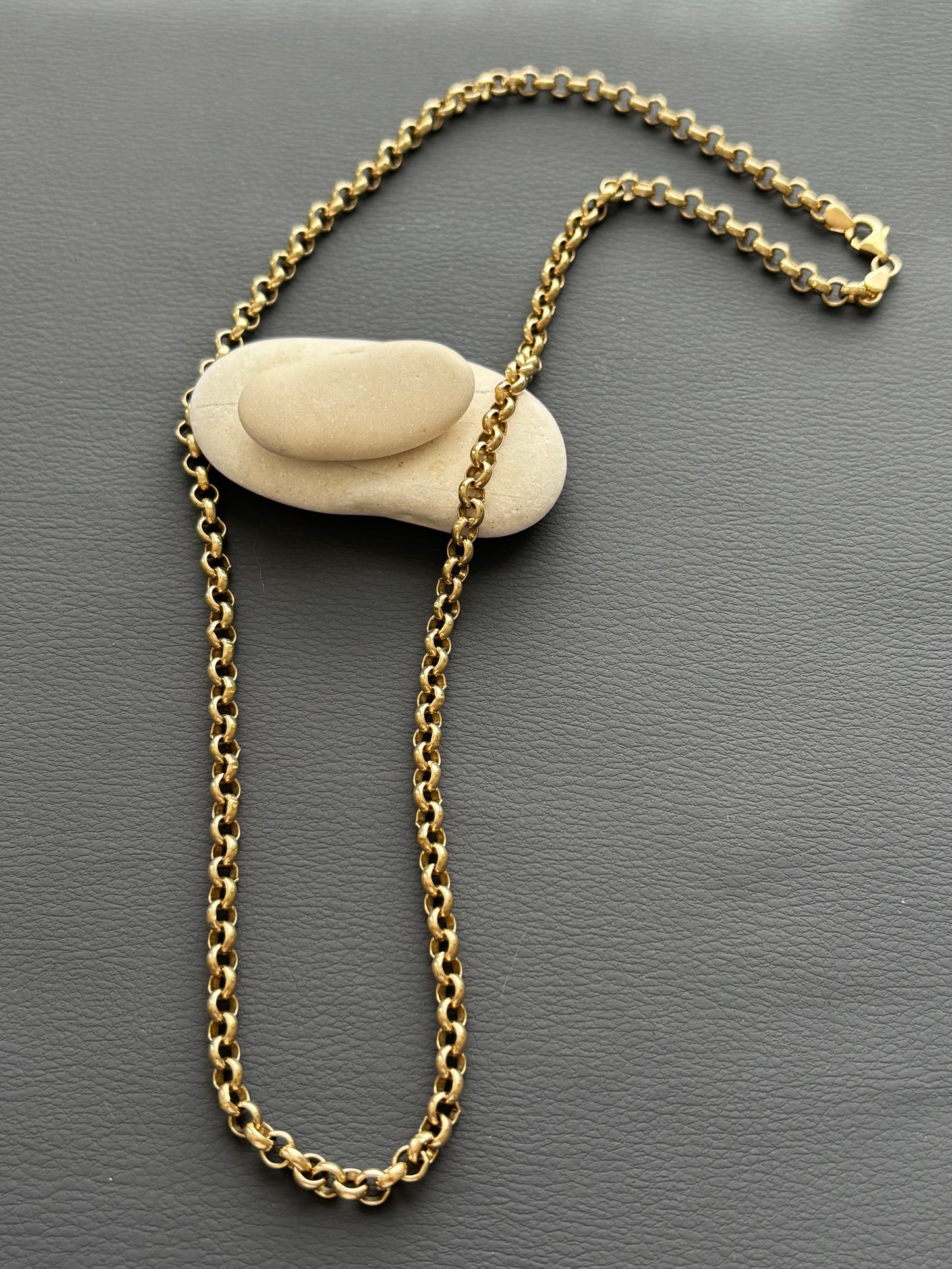 Vintage 9k Gold Chunky Rolo / Belcher Chain