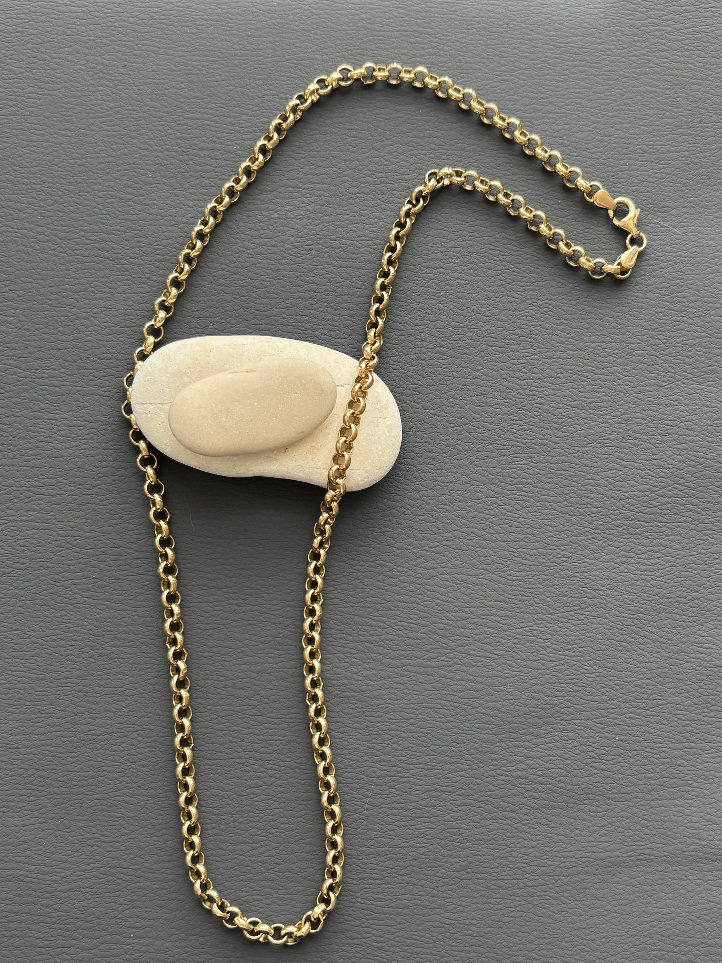 Vintage 9k Gold Chunky Rolo / Belcher Chain