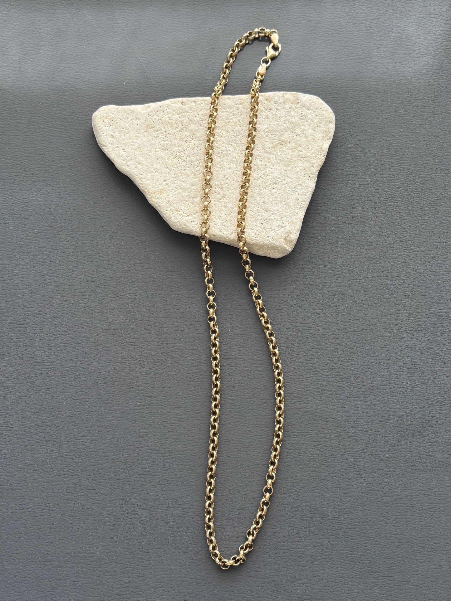Vintage 9k Gold Chunky Rolo / Belcher Chain
