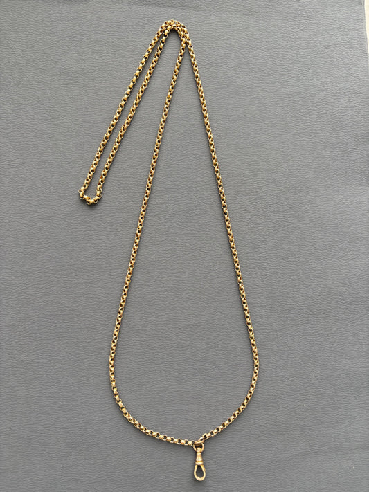 Antique 9k Gold Guard Chain