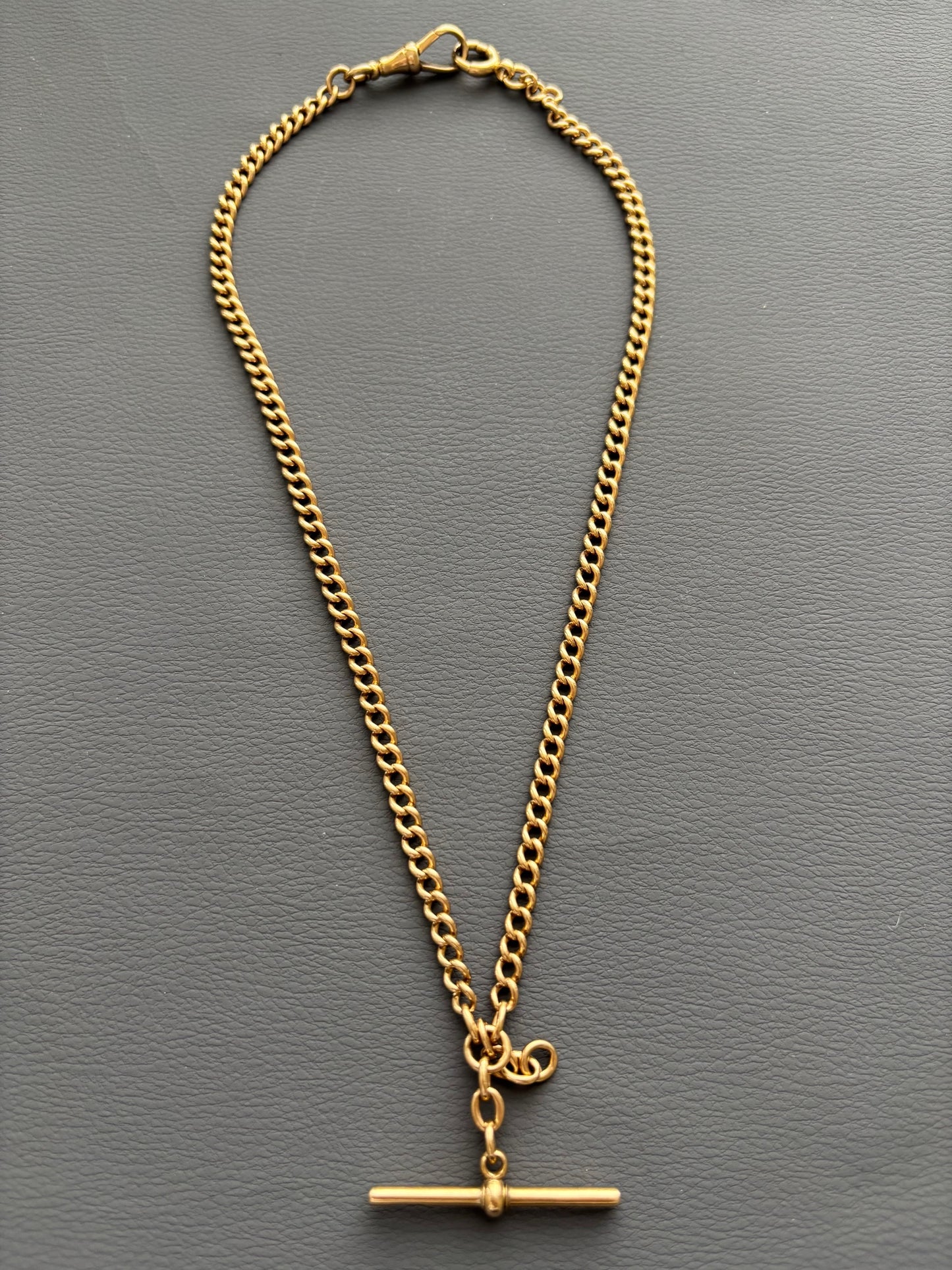 Antique 9k Gold Watch / Albert Chain Necklace