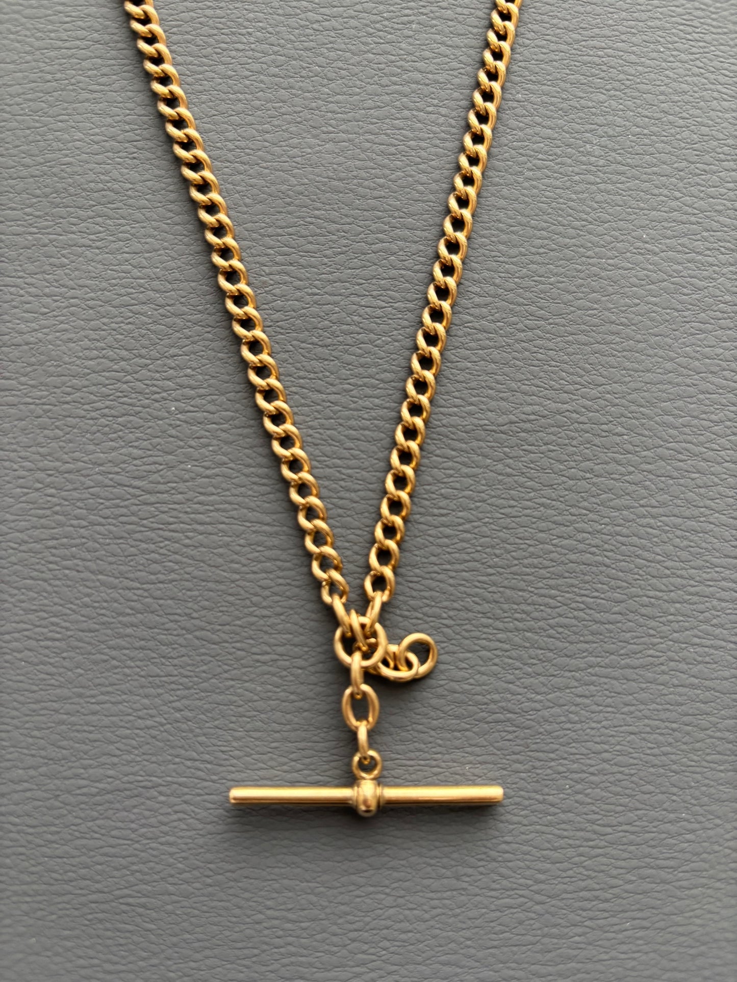Antique 9k Gold Watch / Albert Chain Necklace