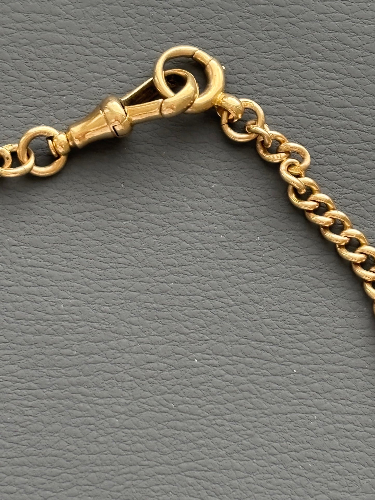 Antique 9k Gold Watch / Albert Chain Necklace