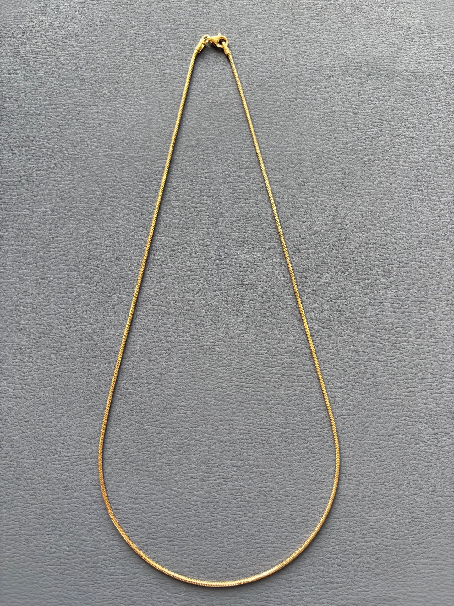 Vintage 18k Gold Snake Chain