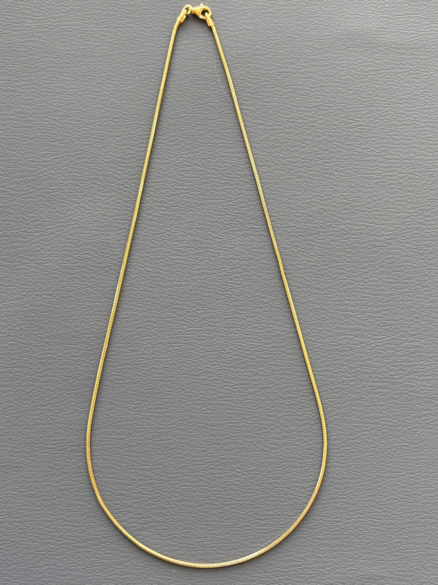 Vintage 18k Gold Snake Chain