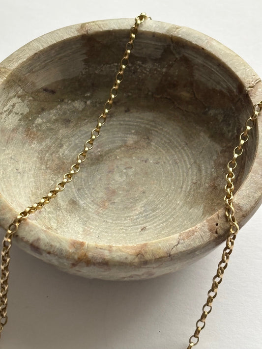 Vintage 9k Gold Belcher Chain