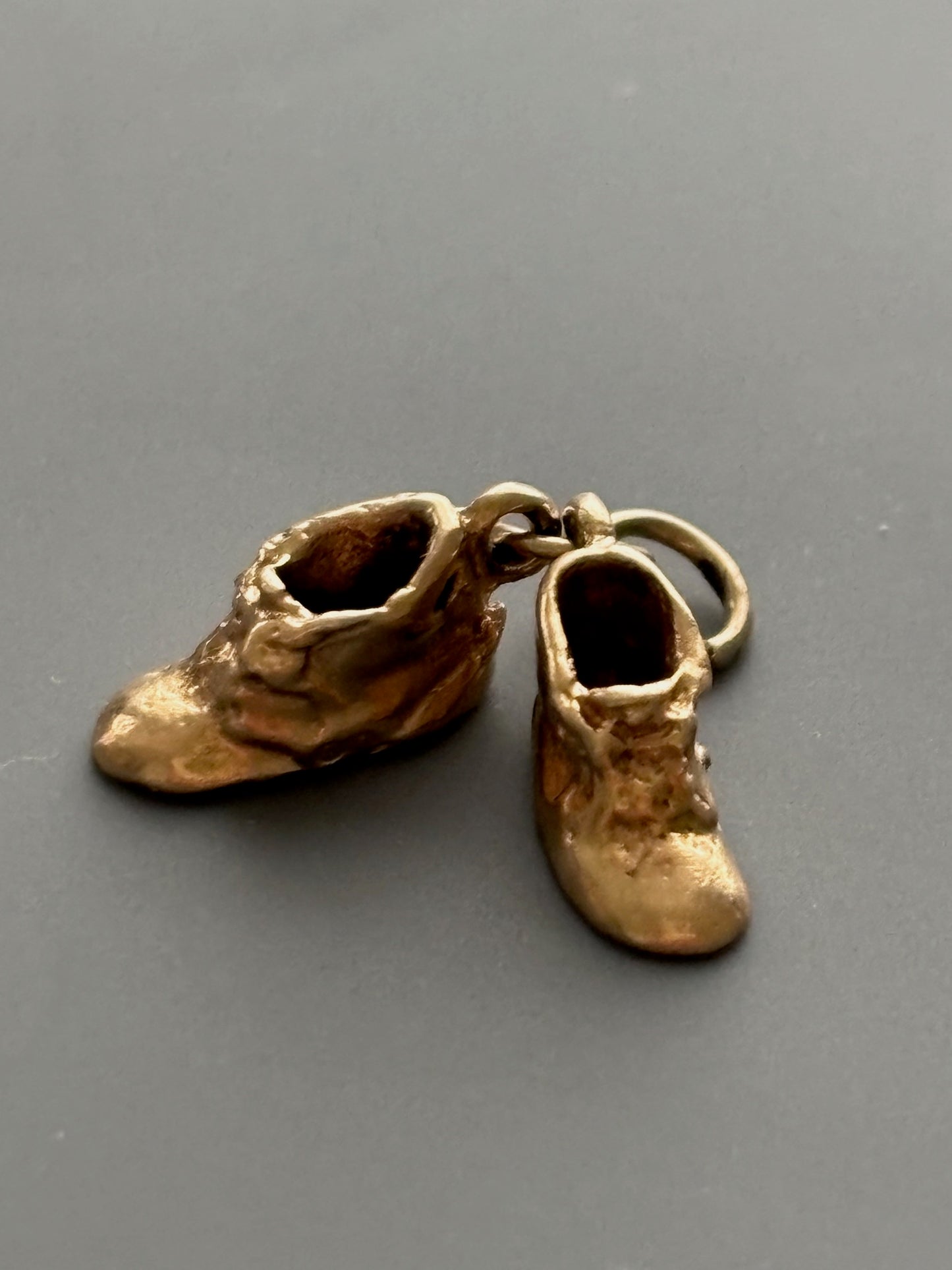 9k Gold Baby Shoes Charm Pendant