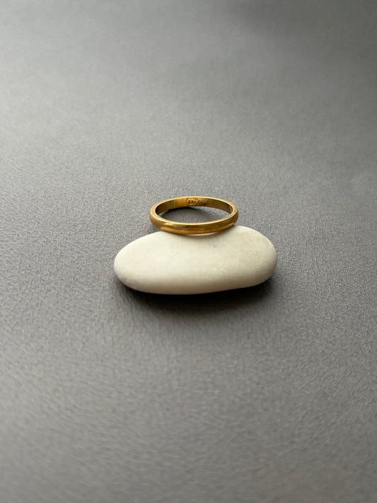 Vintage 18k Gold Band Ring