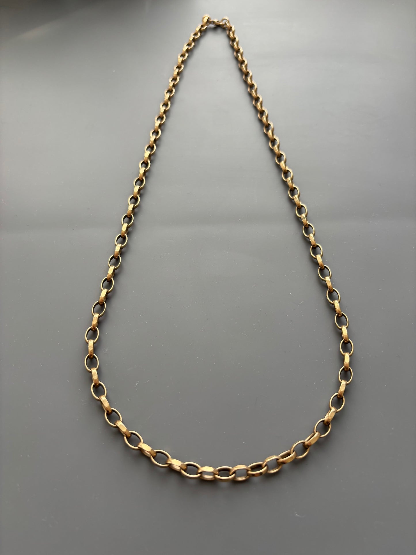 Vintage 9k Gold Belcher Link Chain