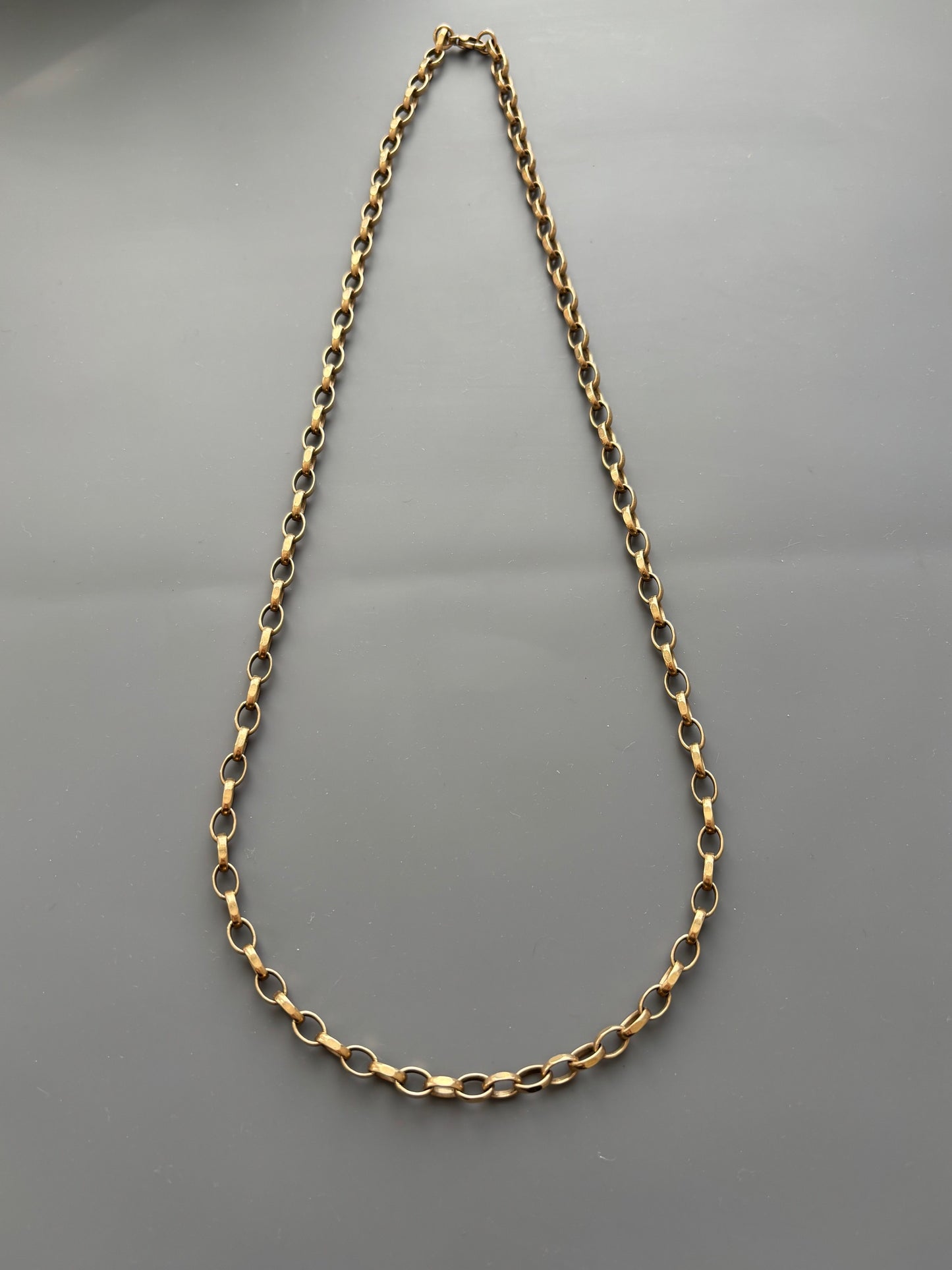 Vintage 9k Gold Belcher Link Chain