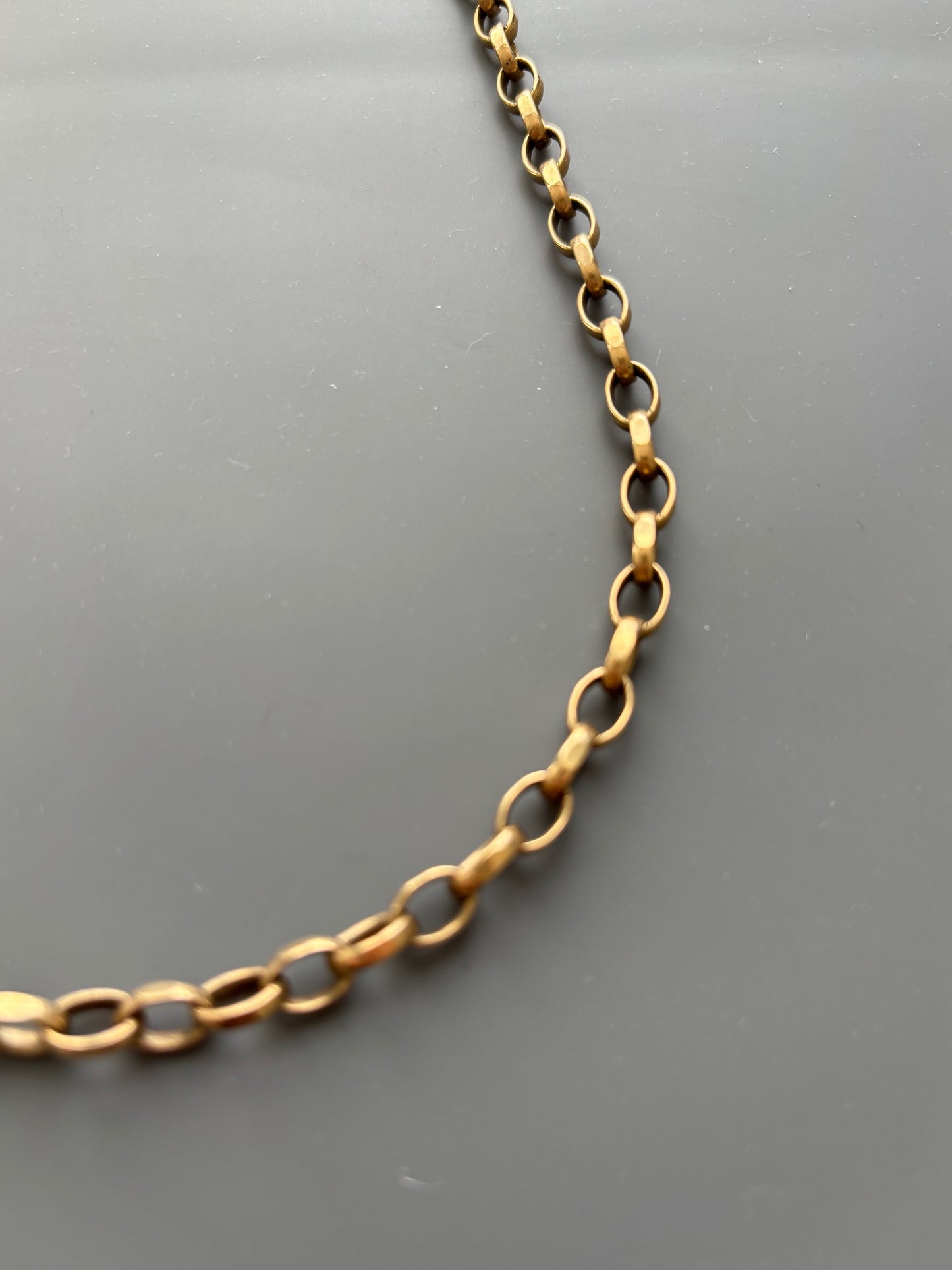 Vintage 9k Gold Belcher Link Chain
