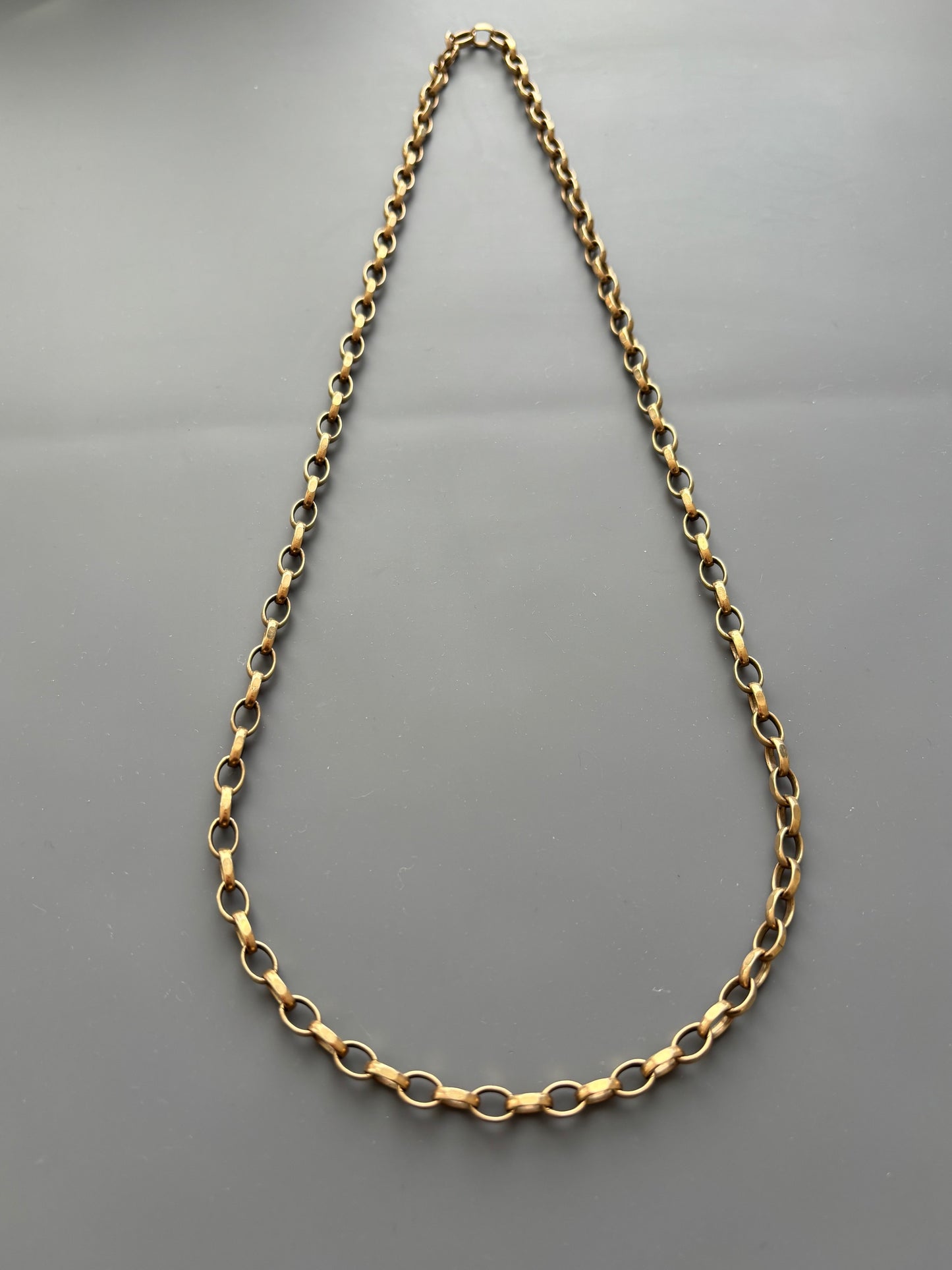 Vintage 9k Gold Belcher Link Chain