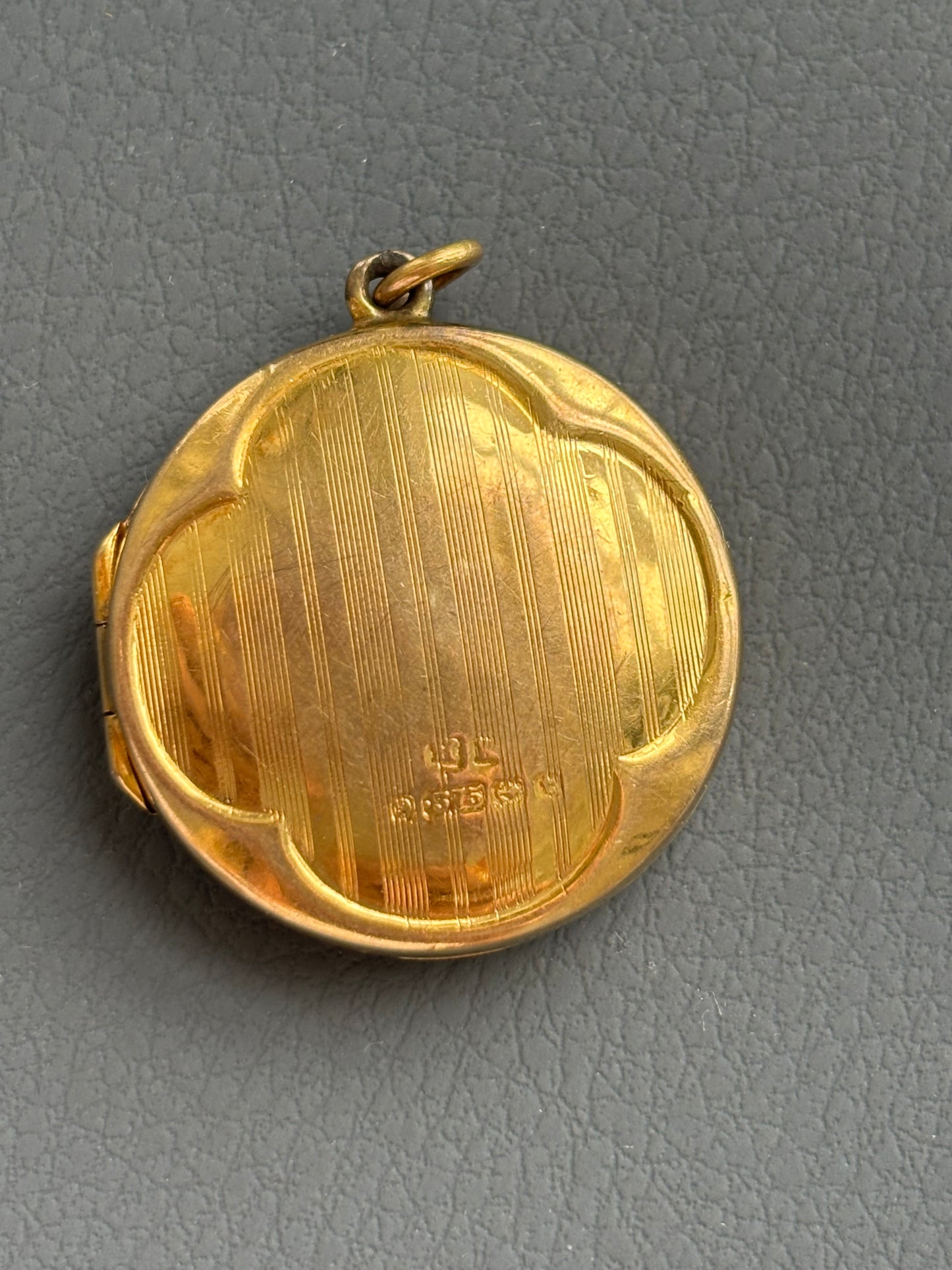 Antique 9k Gold Circular Locket