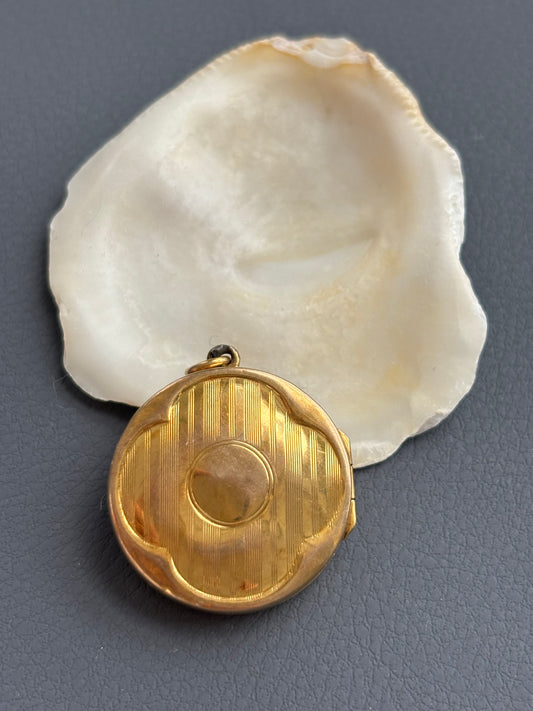 Antique 9k Gold Circular Locket