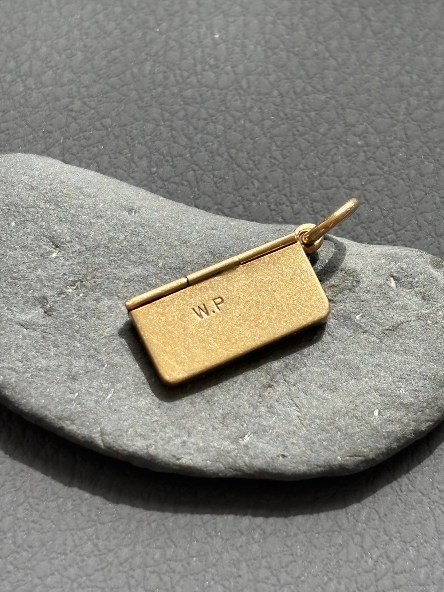 Vintage 9k Gold Mini Envelope Charm