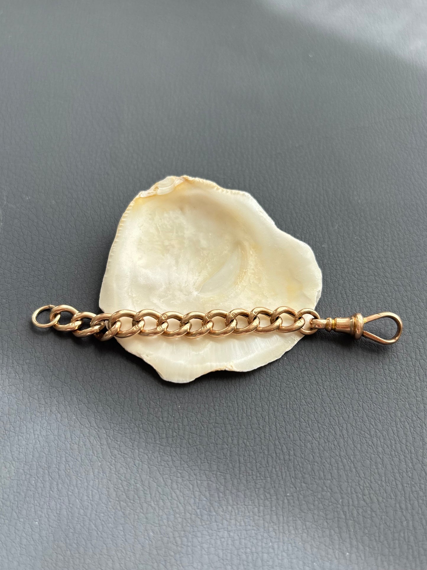 Antique 9k Gold Necklace Extender Chain
