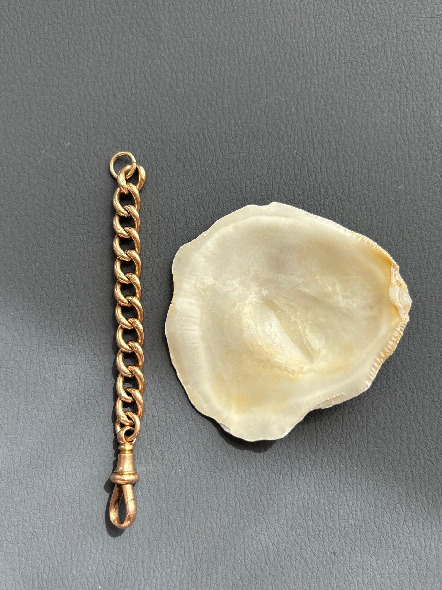 Antique 9k Gold Necklace Extender Chain