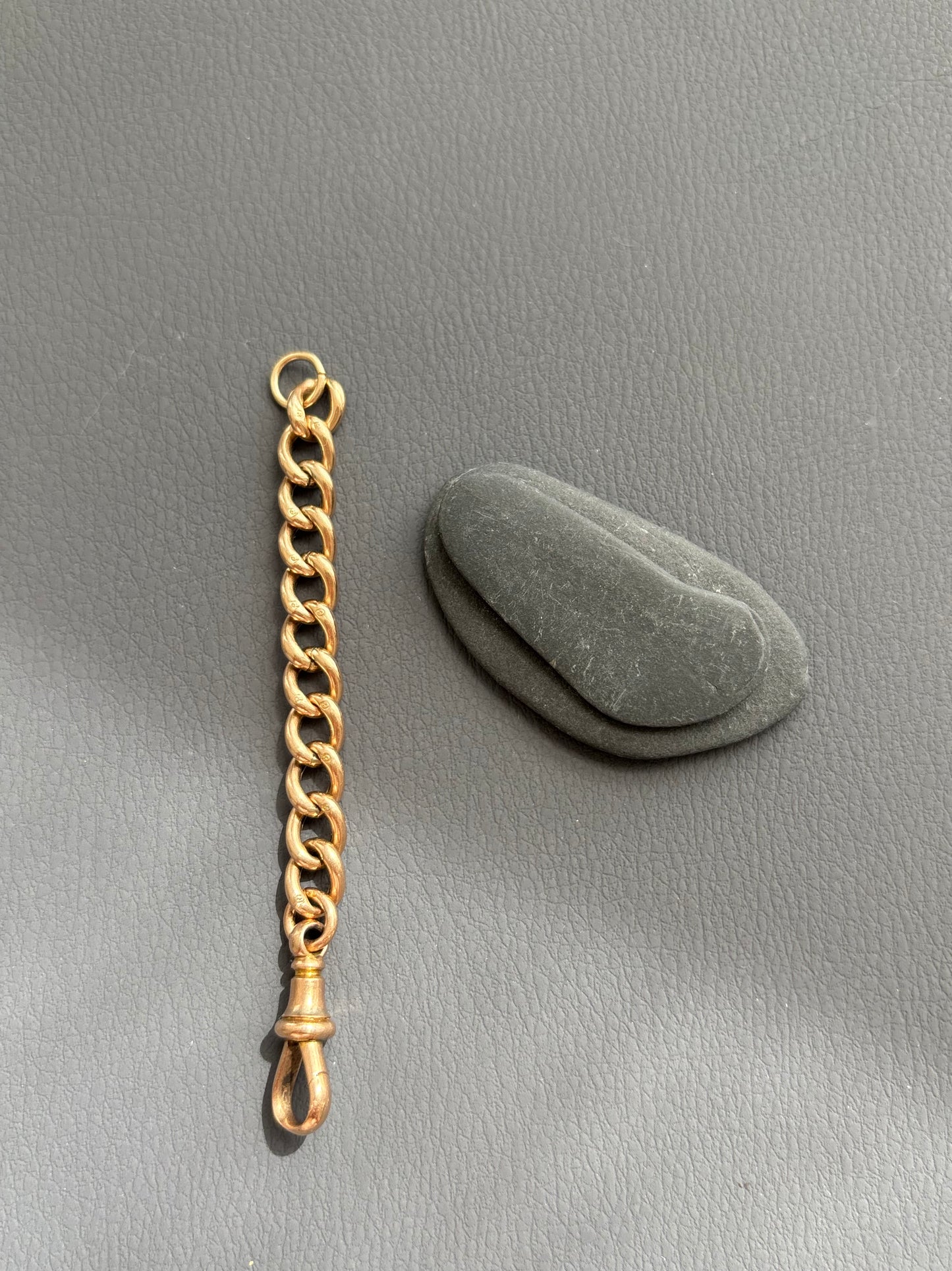 Antique 9k Gold Necklace Extender Chain