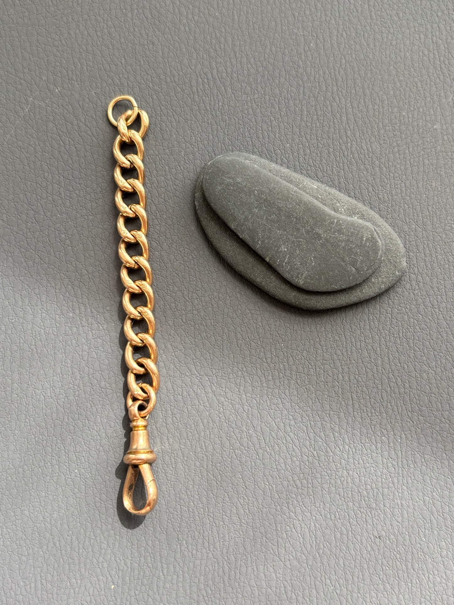 Antique 9k Gold Necklace Extender Chain