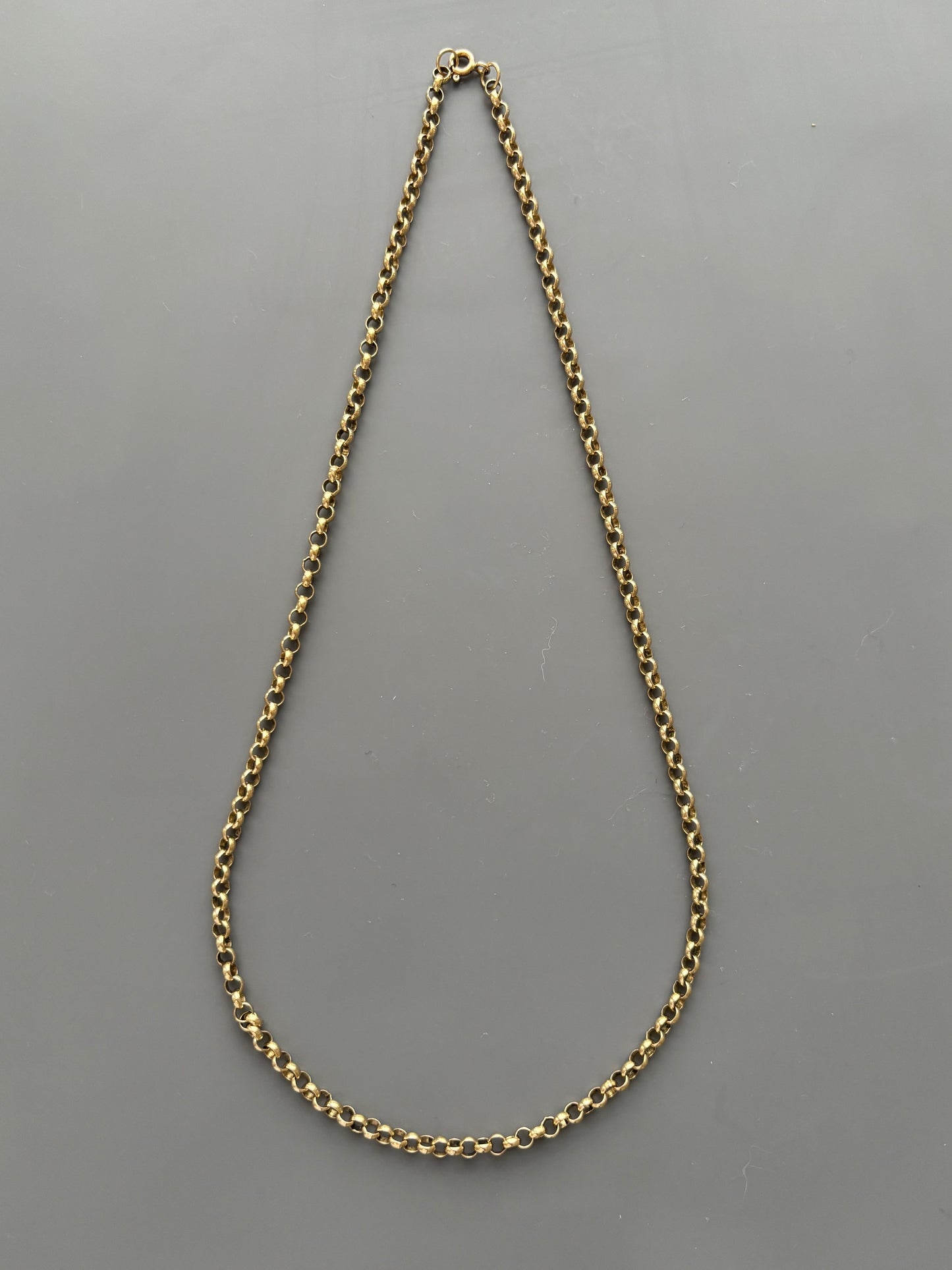 Vintage 9k Gold Rolo / Belcher Link Chain