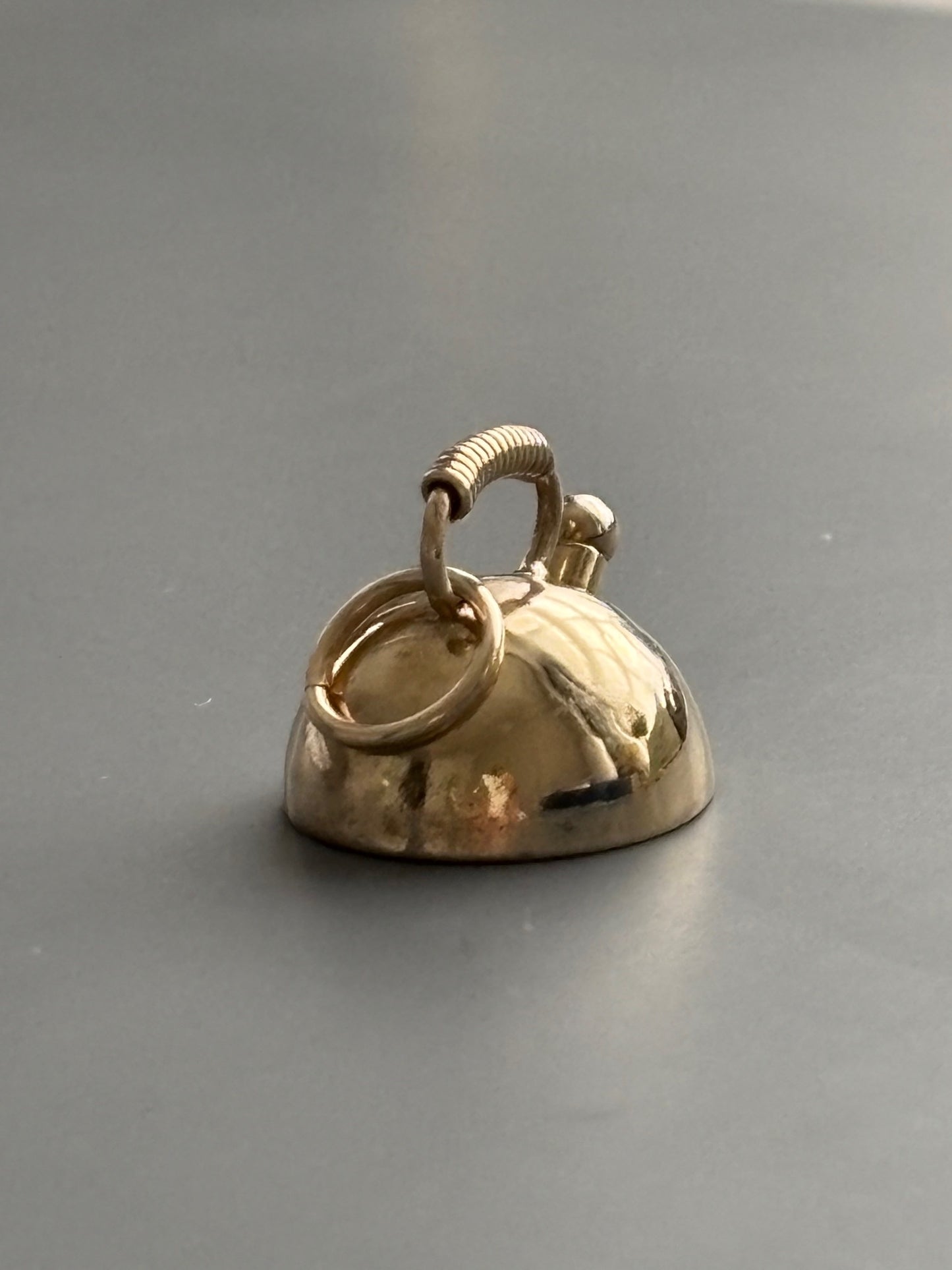 Vintage 9k Gold Tea Kettle Charm / Pendant