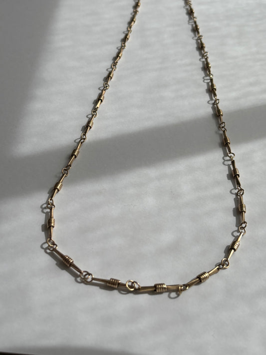 Long 9k Gold Vintage Chain