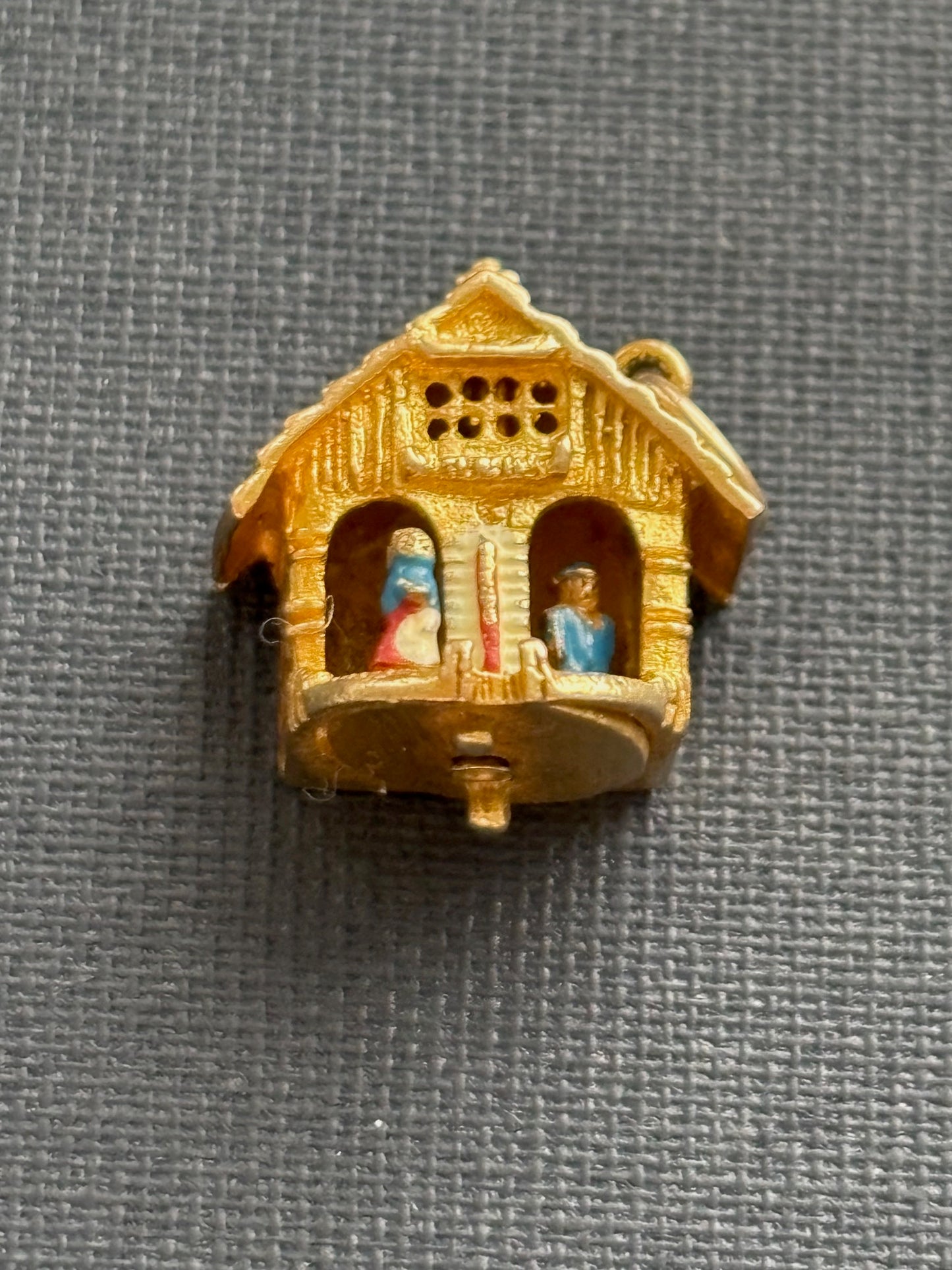 9k Gold Georg Jensen Glockenspiel Weather Charm