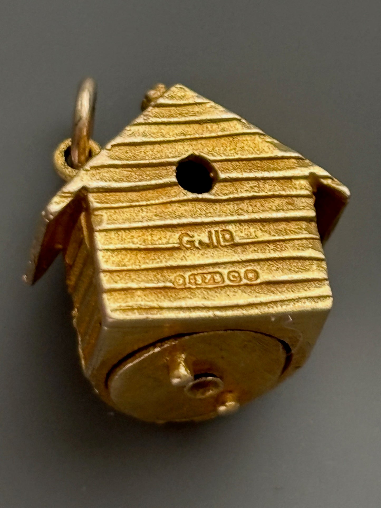 9k Gold Georg Jensen Glockenspiel Weather Charm