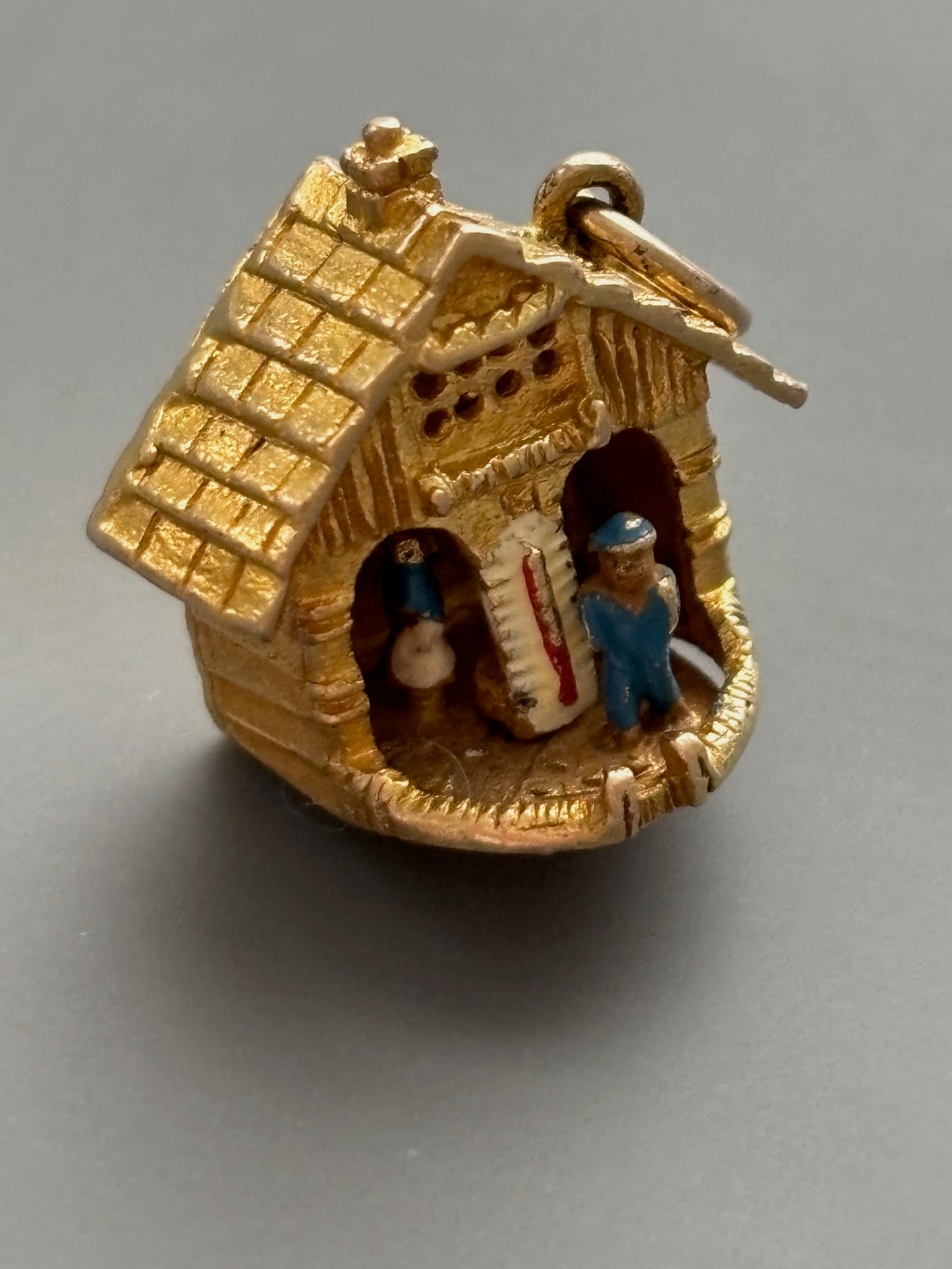 9k Gold Georg Jensen Glockenspiel Weather Charm