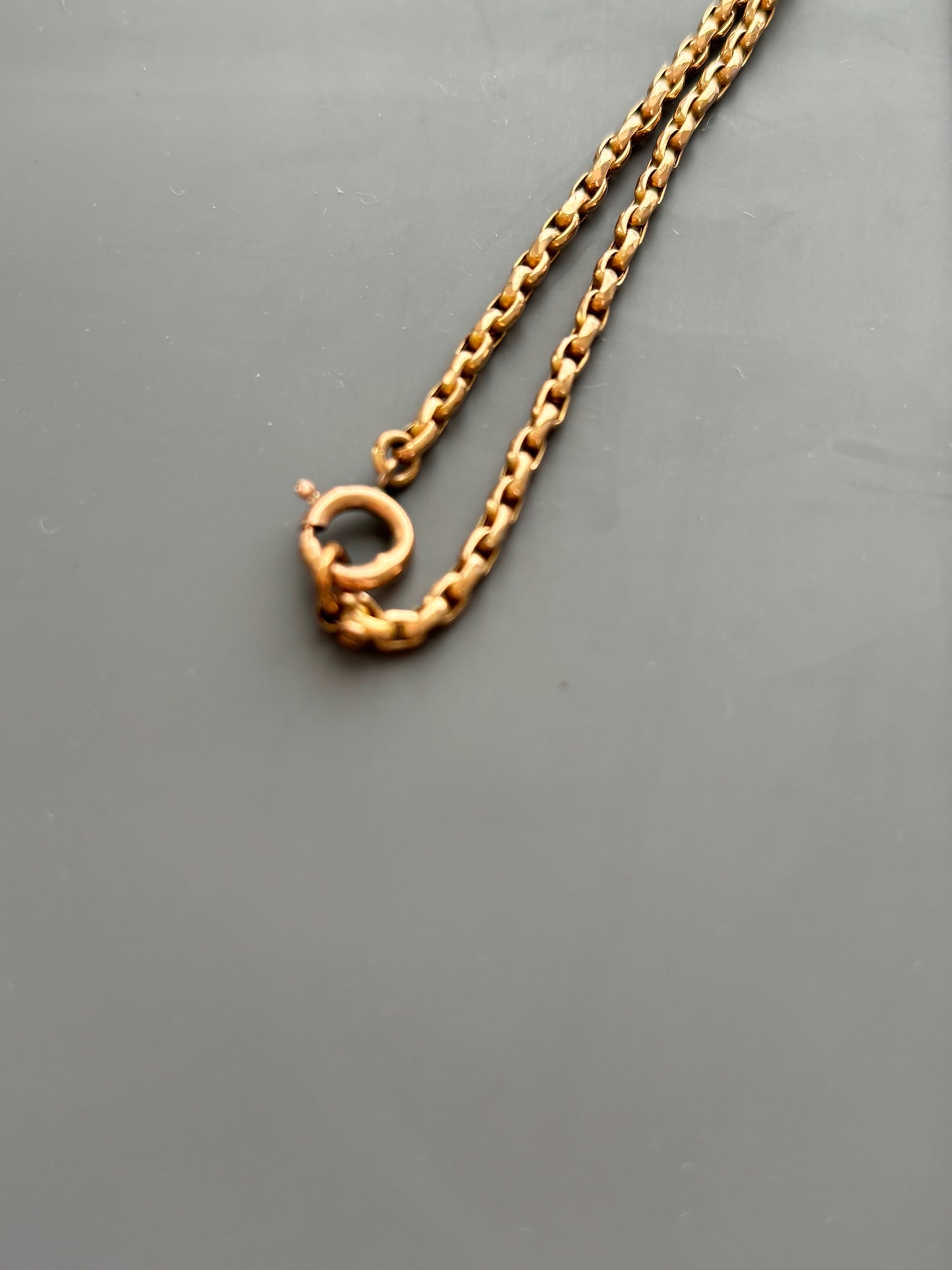 Antique 15k Gold Guard Chain Necklace
